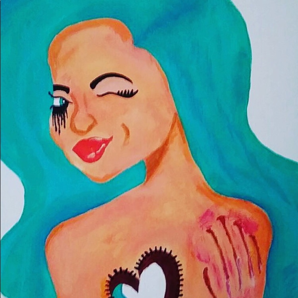 24” x 40” Canvas Cover Art Painting original